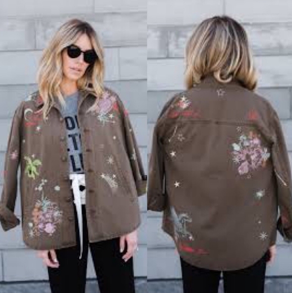 Cinq à Sept Over the Moon Canyon Jacket Scrunched Sleeve XS - Picture 3 of 16